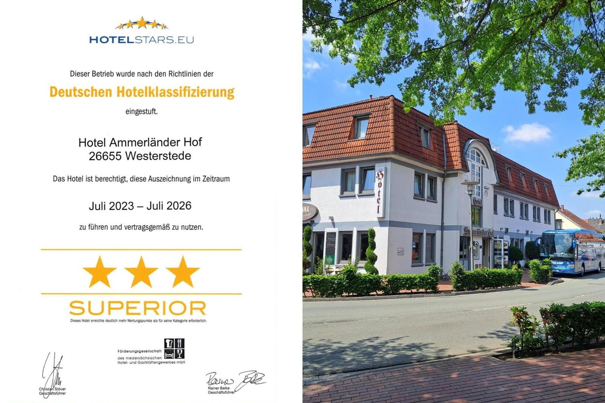 Hotel Ammerlaender Hof Westerstede Eksteriør bilde
