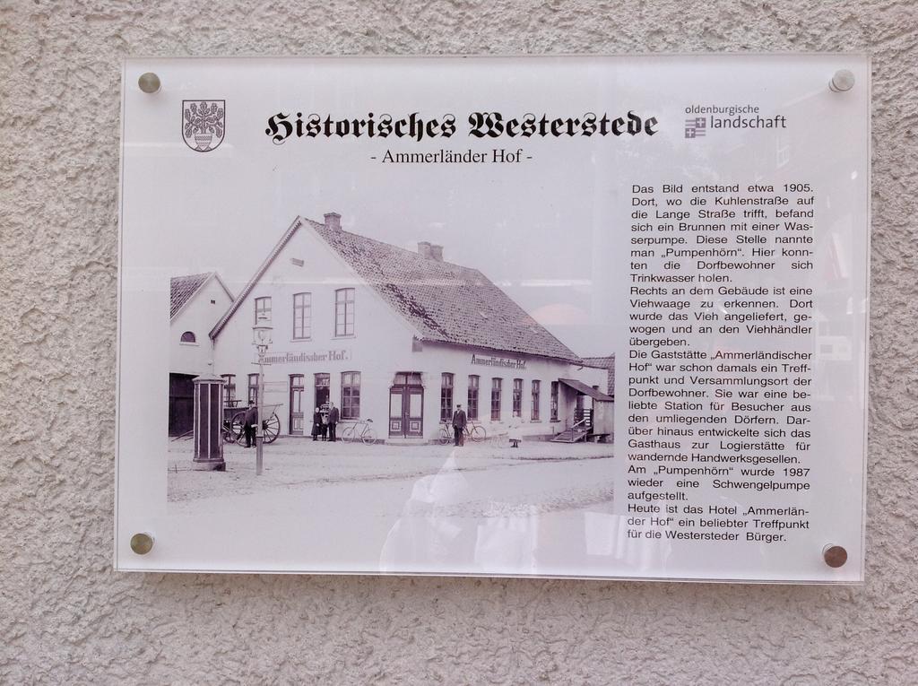 Hotel Ammerlaender Hof Westerstede Eksteriør bilde